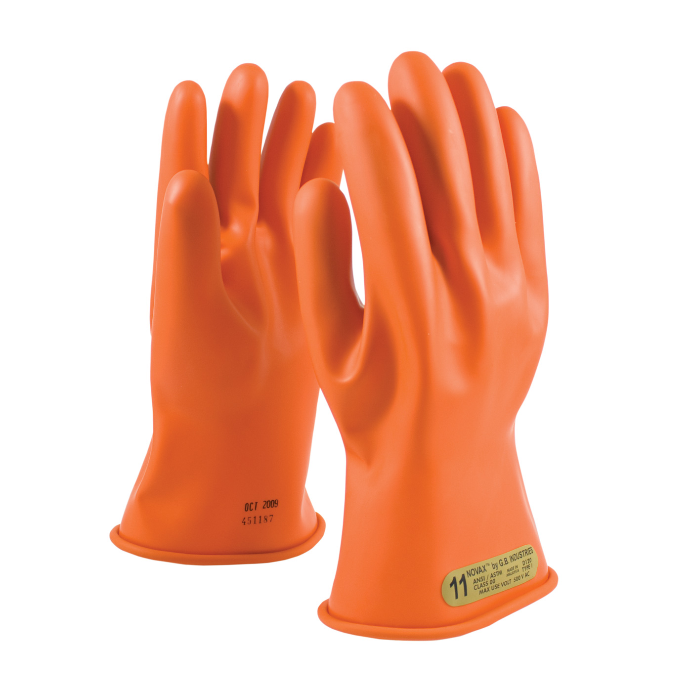 NOVAX ORANGE ELECTRICAL GLOVES CLASS 00 - Electrical Gloves